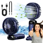 Kaasaskantav mini ventilaator, k&auml;eshoitav, USB, reguleeritav