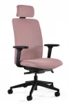 Kontoritool Eli, roosa, ergonoomiline, kangas