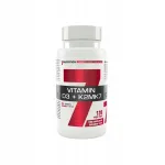 7Nutrition D3-vitamiin + K2MK7 toidulisand, 120 kapslit