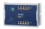 Juhitav 4-pordiline Planet IP30 PoE+ l&uuml;liti, 802.3bt