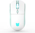 Juhtmevaba hiir Sunsonny S-R6, 1600 DPI, valge, BT/USB/2.4GHz