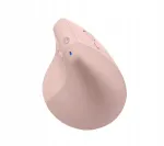Juhtmevaba ergonoomiline vertikaalne hiir Reinston EMB07E, 1600 dpi, roosa