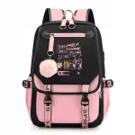 Kooli seljakott BLACKPINK USB-ga, A4, suur