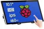 10" HDMI puuteekraan monitor HMTECH, 1024x600, Raspberry Pi-le