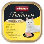 ANIMONDA VOM FEINSTEN steriliseeritud kassitoit kalkuni- ja juustuga 100g