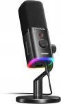Kaks USB XLR RGB d&uuml;naamilist m&auml;ngu- ja otse&uuml;lekandmikrofoni