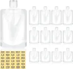 9-osaline korduvkasutatavate reisikosmeetika pudelite komplekt 30/50/100 ml