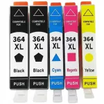 HP 364 XL tindikassetid, 5 tk, sobivad HP Deskjet 3070A, 3520, Photosmart 5510, 5520