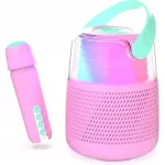 Bluetooth k&otilde;lar MOB Karaoke, 5 W, roosa