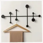 Metallist minimalistlik riidepuu SVAL, 10 konksu
