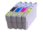 Epson Stylus SX100/105/115/118/SX200/215/218 tindikassetid, T0711/T0712/T0713/T0714, 4 tk
