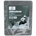 Motorratta pool-s&uuml;nteetiline &otilde;li FUCHS Silkolene Super 4 10W40, 4 l