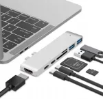 USB-C jagaja 7-&uuml;hes HDMI, PD ja SD kaardilugejaga MacBook Air/Pro jaoks