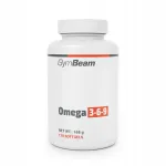 Toidulisand Omega 3-6-9 kalamaksa&otilde;li GymBeam 120 kapslit