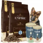 Kuivtoit lambakoerte kutsikatele EMPIRE, komplekt 2x12 kg + 2 kg
