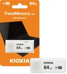 USB m&auml;lupulk KIOXIA Hayabusa U301, 64 GB, USB 3.2, valge