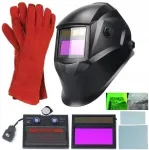 Keevitusmask 2in1 automaatselt tumeneva True Color filtriga ja kindad