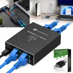 V&otilde;rguadapter, RJ45 LAN jaotus, 3 porti, 1 Gb/s