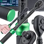 Padrunv&otilde;ti p&ouml;&ouml;rdemomendi reguleerimisega 1/2" 10-60Nm ISO 6789 CrV karbiga