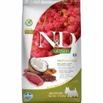 FARMINA ND Quinoa Skin Coat Duck Mini koeratoit, 2,5 kg