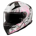 Motojuhile kiiver LS2 FF811 VECTOR II, valge/roosa, suurus S