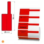 Kleepuvad termokleebised kaablitele Niimbot K3, 38x25+40 mm, 1000 tk