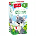 Apotheke &ouml;koloogiline laste &uuml;rditee apteegitilliga, melissiga ja m&uuml;ndiga, 30 g (20 x 1,5 g)