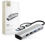 TECH-PROTECT HB03 5in1 adapter USB-C, USB-A, Ethernet, hall