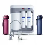 Allkraani paigaldatav AQUAPHOR p&ouml;&ouml;rdosmoosi veefilter 300 GPD + 2 veepudelit