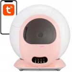 Automaatne isepuhastuv kassiliivakast KittyTech SilentPurr, roosa