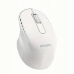 Traadita hiir PHILIPS SPK7448, valge, ergonoomiline, vaikne, kontorisse