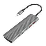 USB-C jaotur LogiLink, 10 &uuml;hendust: 8&times; USB-C, 2&times; USB-A, PD 100W, Thunderbolt GEN2