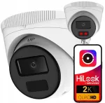 IP-videokaamera 4MP 2K HiLook by Hikvision, POE, v&auml;listingimusteks, IP67, IR20, liikumistuvastusega