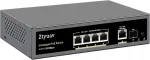 PoE l&uuml;liti Ztyuav, 6 &uuml;hendust, gigabit, 75W, VLAN, SFP, 6kV kaitse