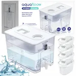 XL AquaFloow Hydrofeeder 9,5 l veejagaja koos 4 veefiltriga