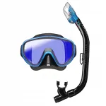 Maski ja snorkliga komplekt Tusa Serene UC-0118M peegelklaasiga, sinine