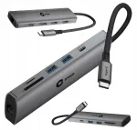 USB-C jagaja Dynabook s&uuml;learvutile, 2x HDMI, 4K DisplayPort, LAN