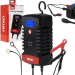 Aku laadija DIGITAL RECTIFIER, AGM, GEL, STD, LFP, 6A, 6V/12V, konksuga