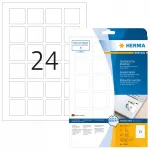 HERMA 10108 valged tr&uuml;kikleepsud, 600 tk