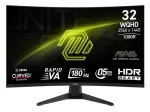 Monitor MSI MAG 325CQF 31,5" 2560x1440 180Hz 0,5 ms k&otilde;ver