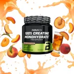 Kreatiini monoh&uuml;draat BioTechUSA 100% 300g Ice Tea Peach