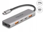 Delock 64302 USB jagaja, 2x USB-A, 2x USB-C, 10 Gbps, PD 95W