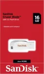 USB m&auml;lupulk SANDISK Cruzer Blade 16 GB, valge