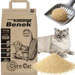 Maisiliiv kassidele Benek Corn Cat Ultra, 14 l, peeneteraline