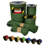 4 mm EDCX paracord n&ouml;&ouml;r, 300 m, Moss, valmistatud Poolas