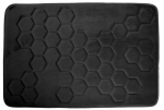 Vannitoa vaip Hyggli Honey 90x60 cm must 70-088