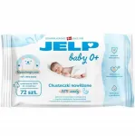 Niisked salvr&auml;tikud Jelp Baby 0+, h&uuml;poallergeensed, 98% vett, 72 tk.