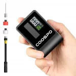 Mini elektriline jalgratta pump akuga Coospo AP-B1, eriti v&auml;ike ja kerge
