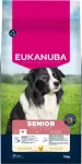 Kuiv kanaga toit vanematele keskmise suurusega koertele Eukanuba 15 kg