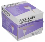 Sterilised Accu-Chek Safe-T-Pro Uno lansetid, 200 tk